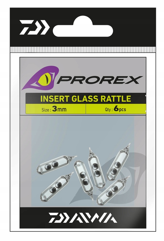 Daiwa Prorex Szklane dzwoneczki do gumy, 3mm (6szt)