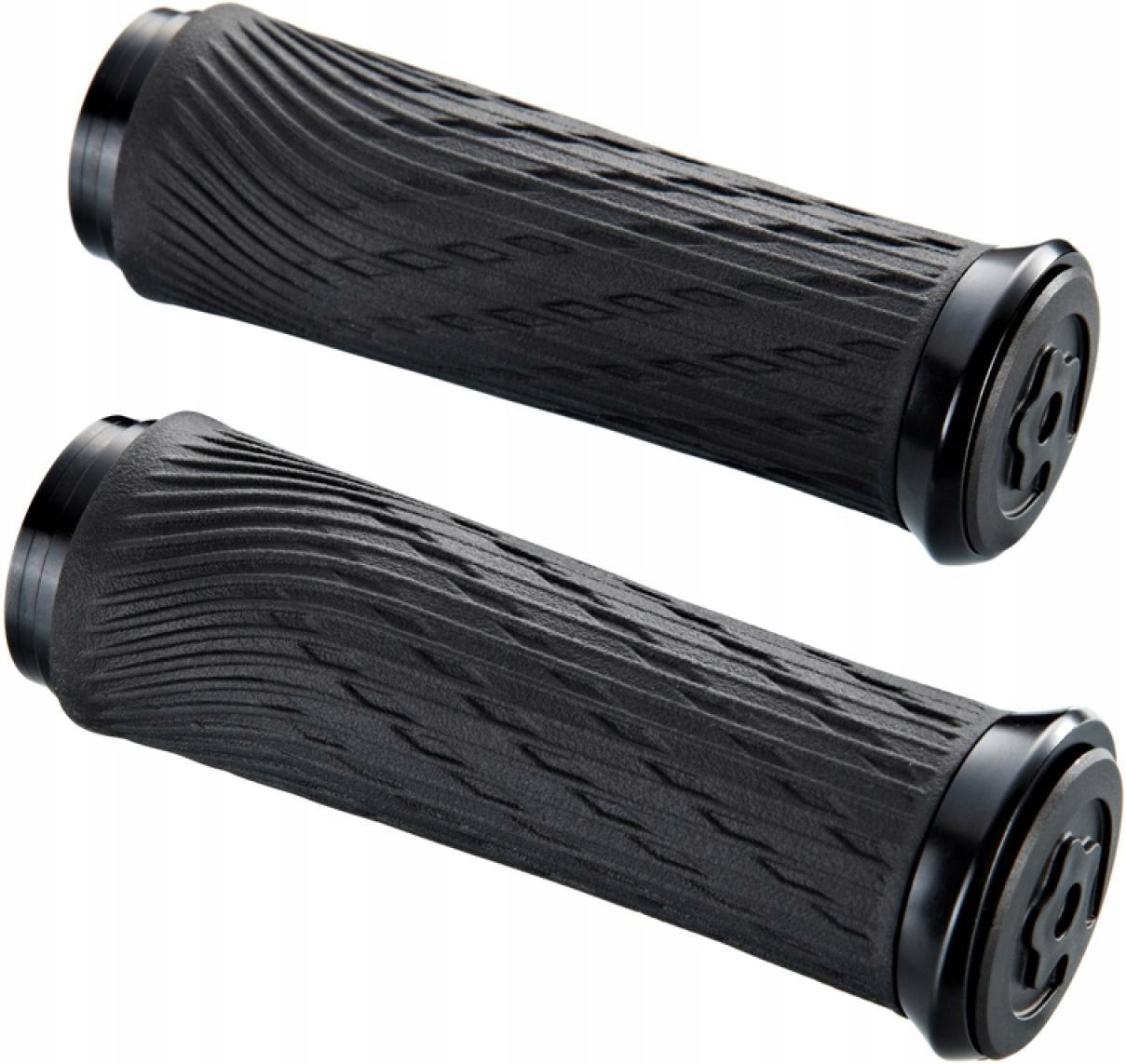 Sram Gripy s objímkami pro Grip Shift, integrované, 100mm, s černými objímkami a E
