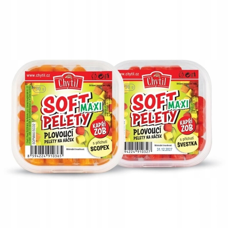 Miękkie Pelety Maxi Pływające 30g Ananas