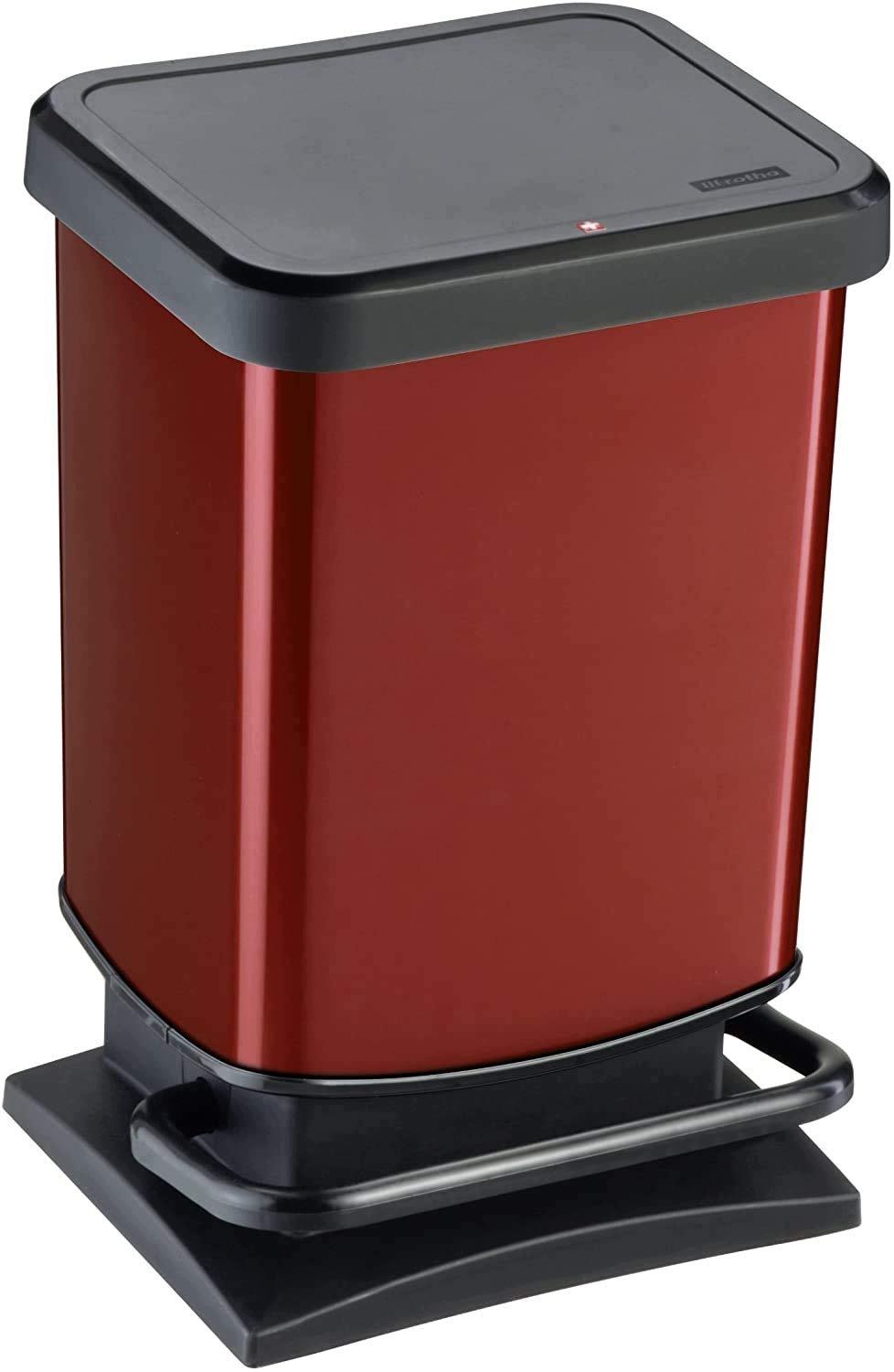 Odpadkový koš Rotho Paso 20 l červený