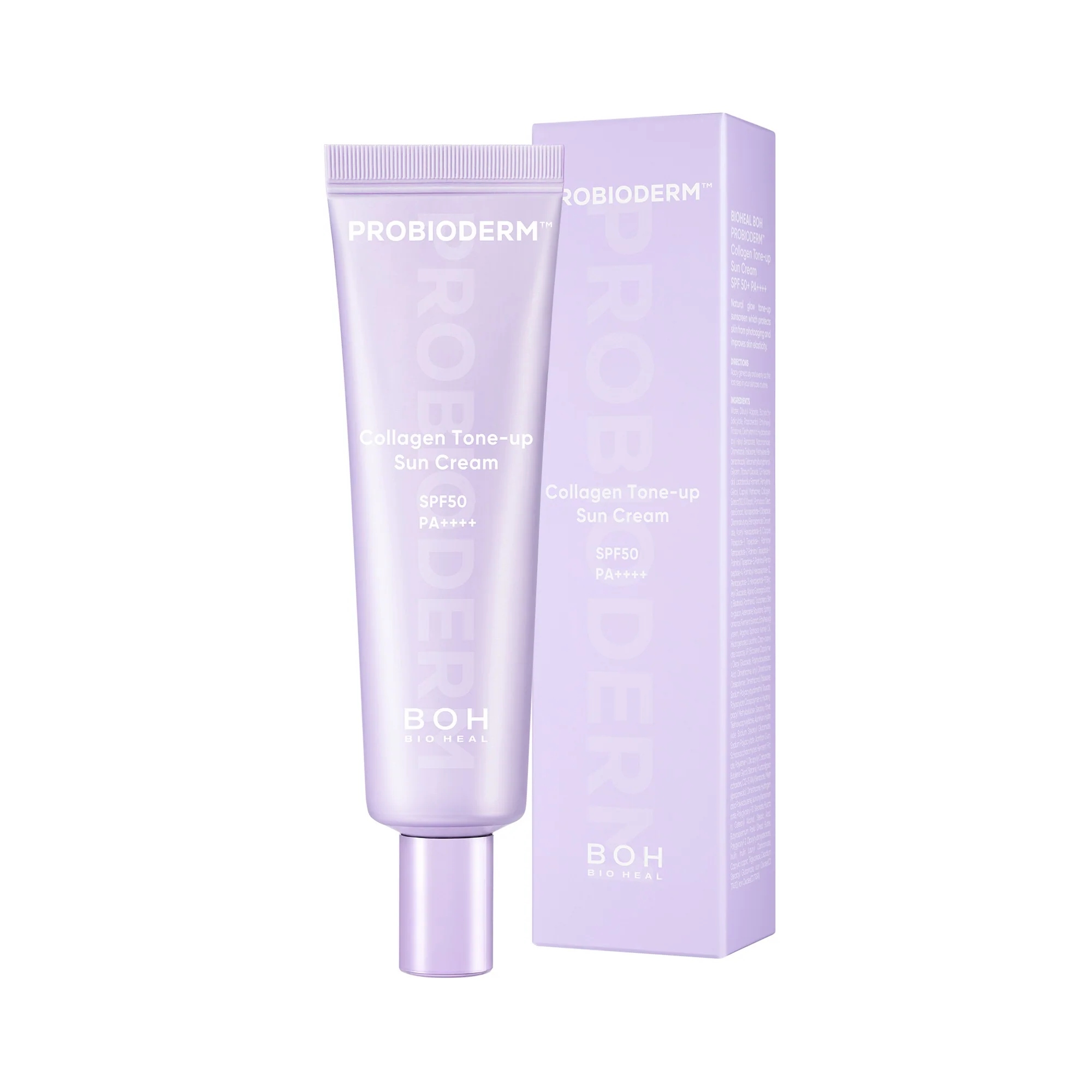 Bioheal Boh Probioderm Collagen Tonizující opalovací krém SPF50 Pa++++ 50 ml