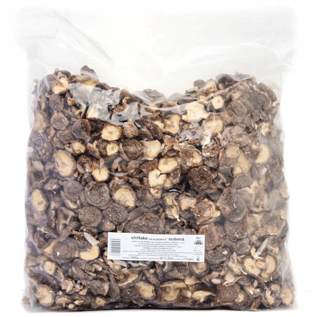 shiitake sušená Balení: 1000g (gastro balení)