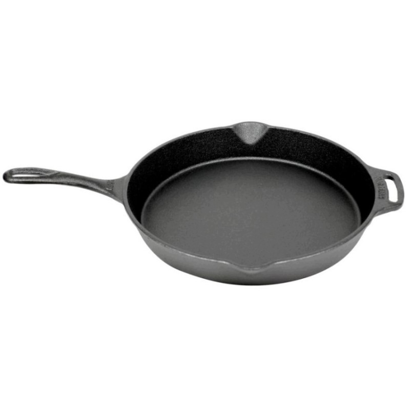 Liatinová panvica Valhal Outdoor 30cm s rúčkou