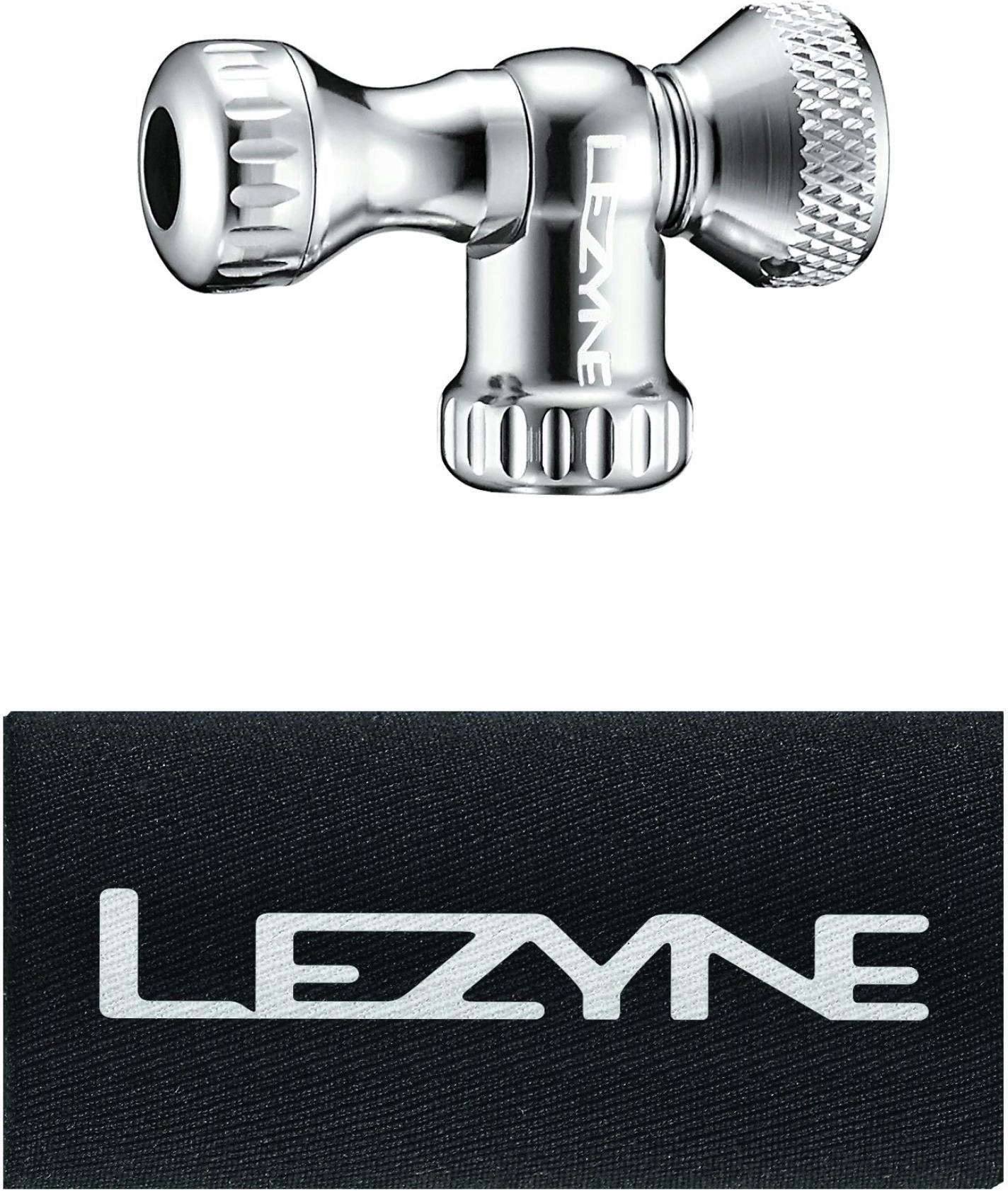 Lezyne CO2 Pump Head Control Drive Cnc, stříbrná