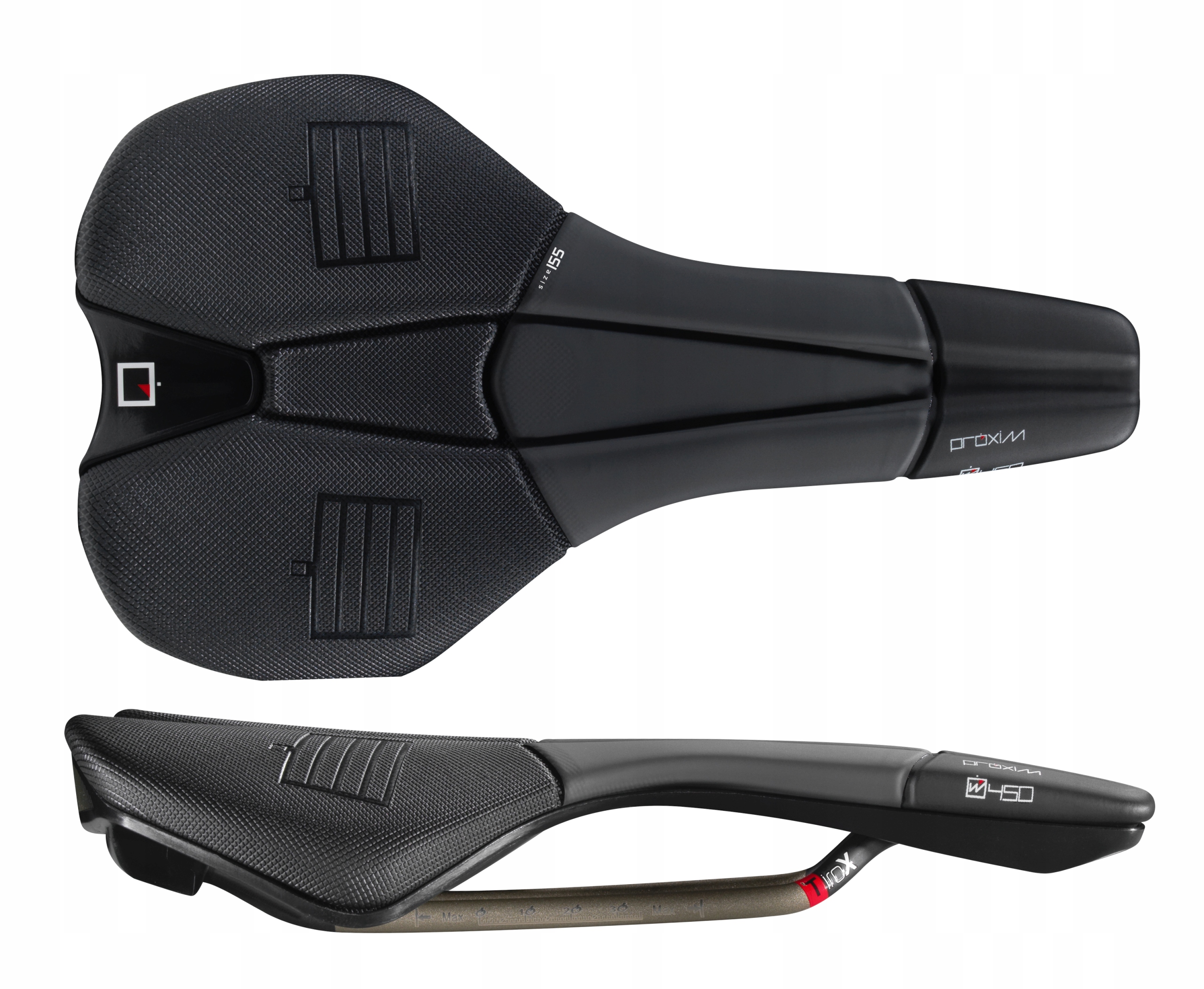 Siodełko rowerowe Prologo Proxim W450 Tirox 250x155 mm E-bike Pudełko