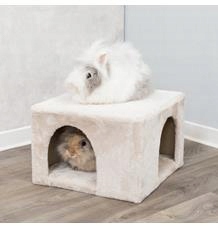 Plyšová jeskyně pro králíky 36 x 25 x 36 cm Varianta: 1 ks