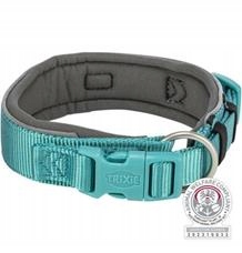 Premium obojek Extra široký, aqua/grafit Varianta: L-XL: 53-62 cm/50 mm