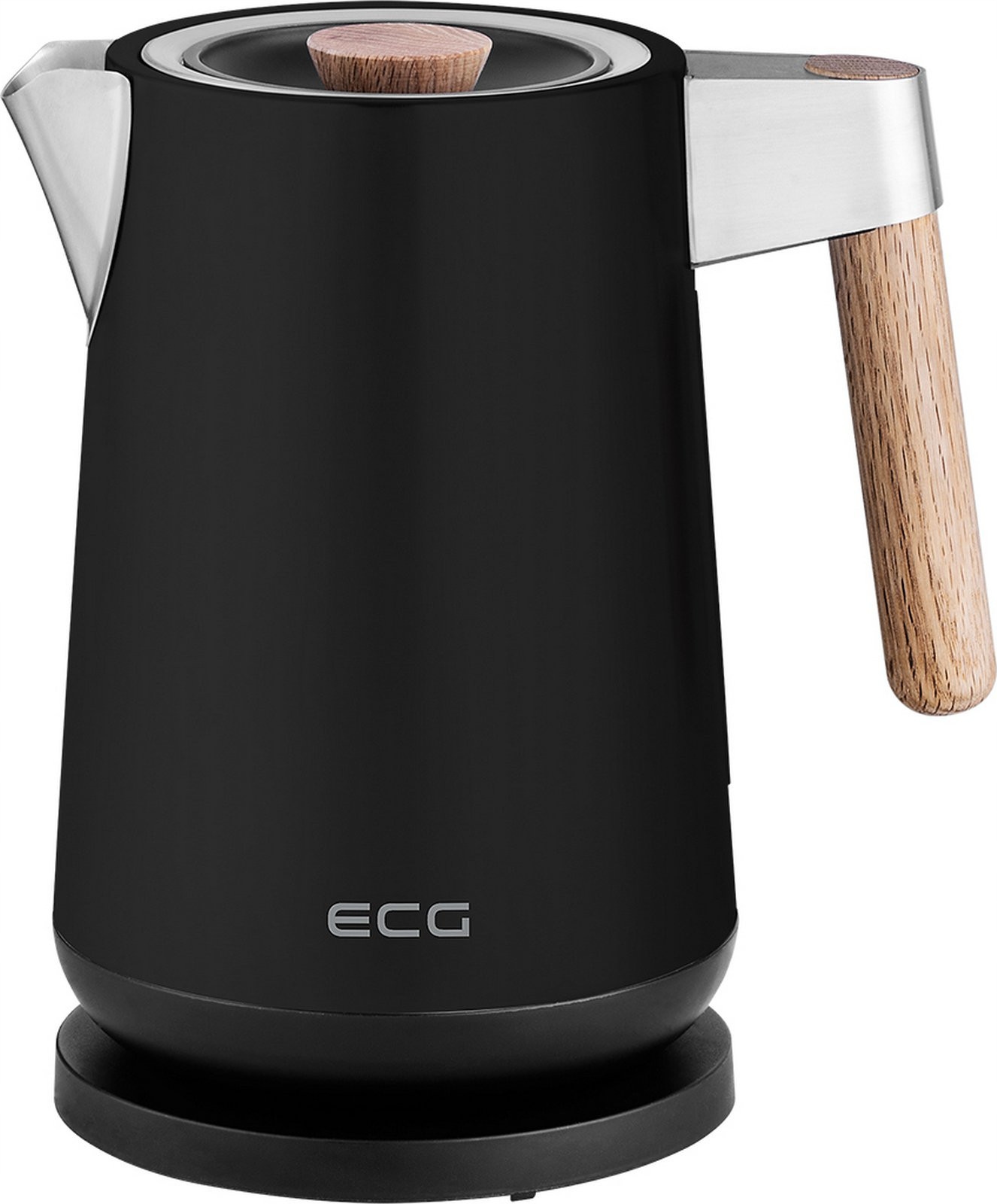 Rychlovarná konvice Ecg Rk 1768 Strix Timber Black 2200 W 1,7 l černá