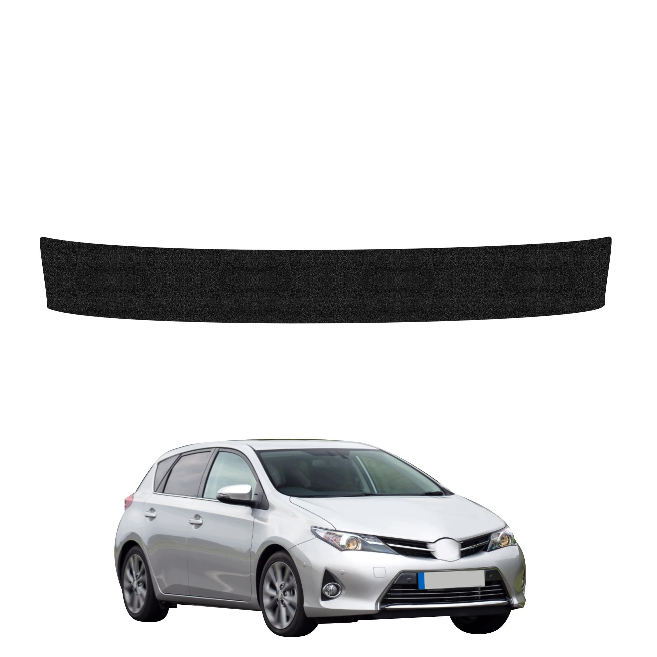 Technická povrchová úprava na práh zavazadlového prostoru pro Toyota Auris (2012-2015) Černá