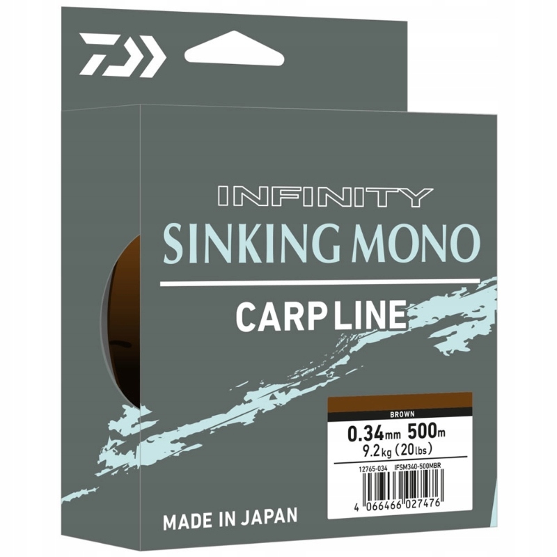 Daiwa Infinity Sinking Mono 500m Olive 0.28mm 6.3kg