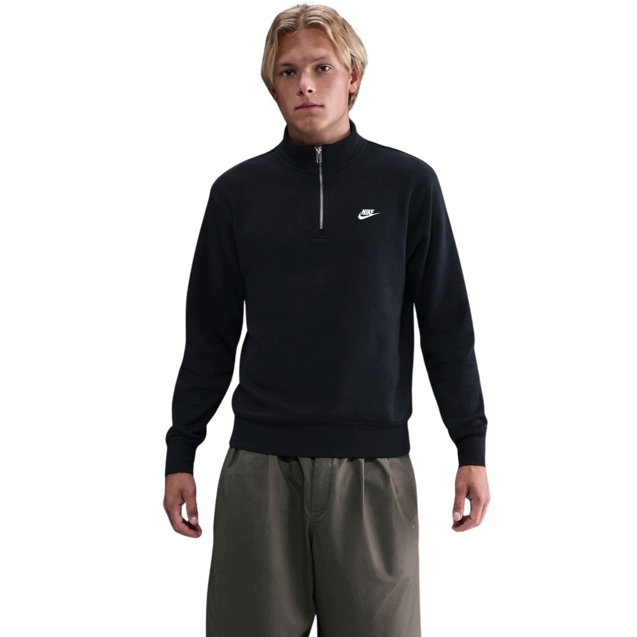 Pánská Mikina Nike Sportswear Club Černá Sportovní Tréninková vel XL