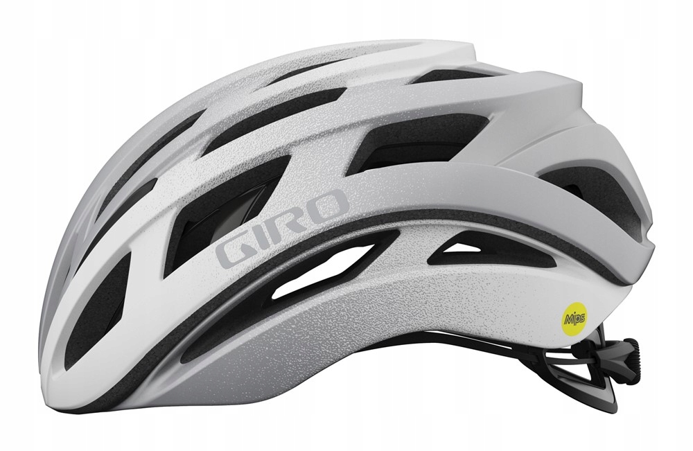 Silniční přilba Giro Helios Spherical Mips matte white silver vel. S 51-55