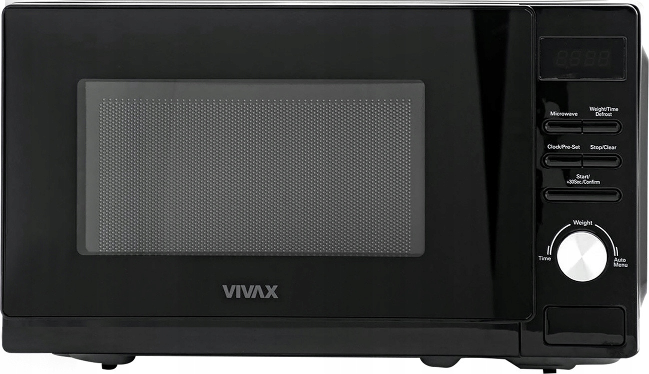 Mikrovlná trouba Vivax MWO-2070BL, 20 l, 700 W, gril, černá