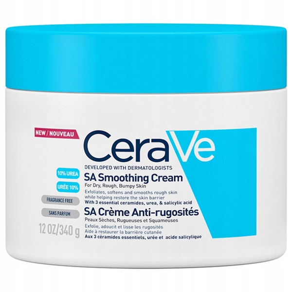 Cerave Sa Wygładzający balsam do skóry szorstkiej i suchej Mocznik 340 ml