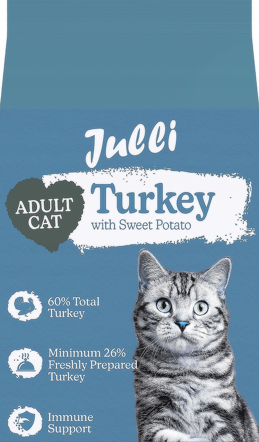 Julli Cat Grain Free Adult rich in fresh Turkey & Potato 2kg