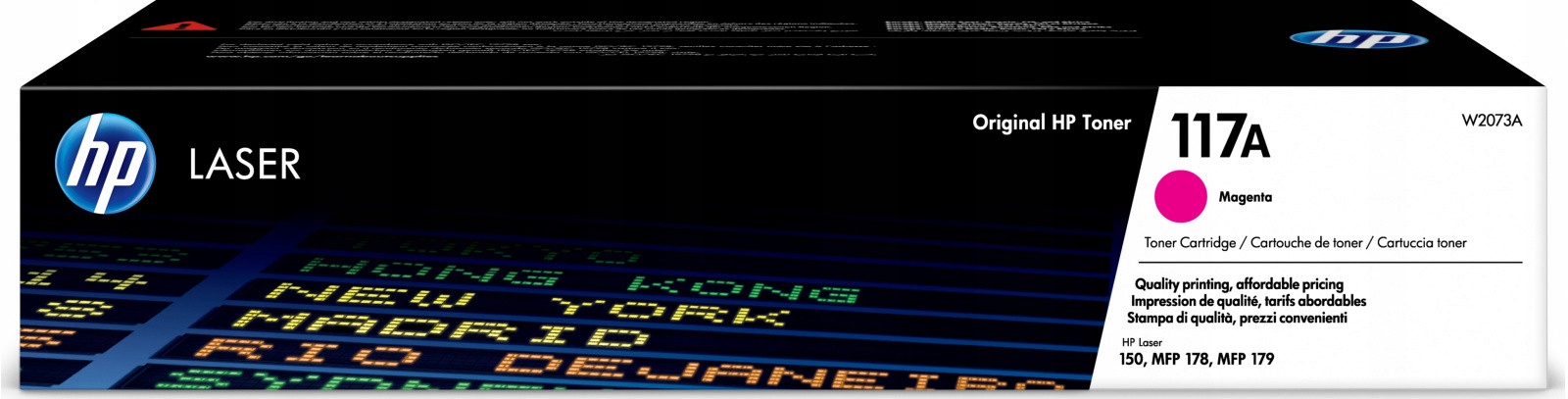 Toner Hp Hp 117A, magenta (červený), 700 stran, originální, W2073A