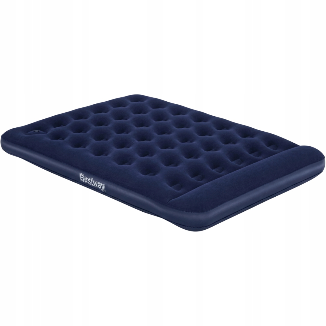 Materac Dmuchany Dwuosobowy Bestway Welurowy z Pompką 203x152x28 cm