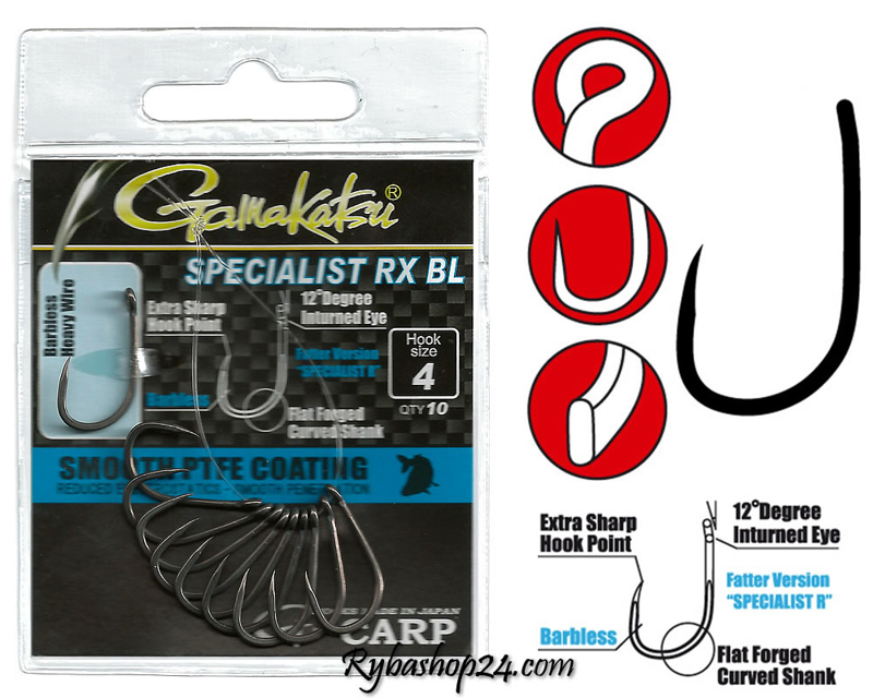 Gamakatsu G-Carp Specialist Rx Bl, rozm.8