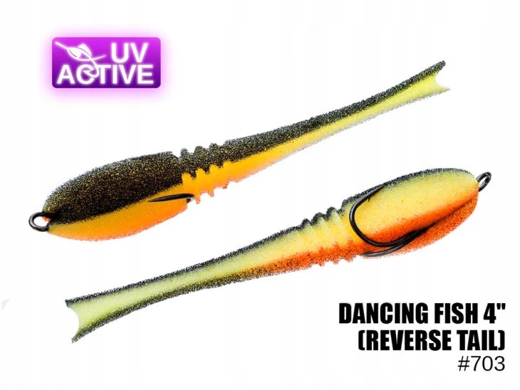 Piankowa przynęta 703 Dancing Fish 4", (odwrócony ogon) (5 sztuk/opakowanie)