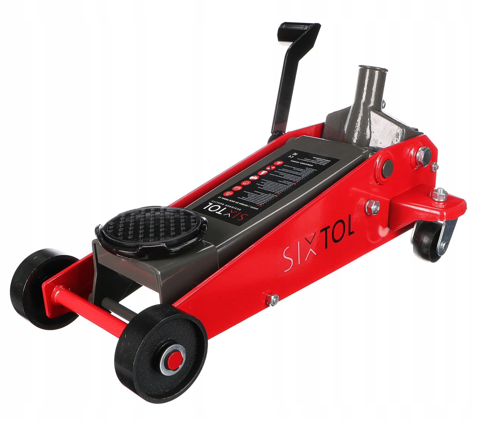 Pojazdný hydraulický zdvihák heavy-duty 3T s pedálom Sx Jack Pedal 3T Sixtol