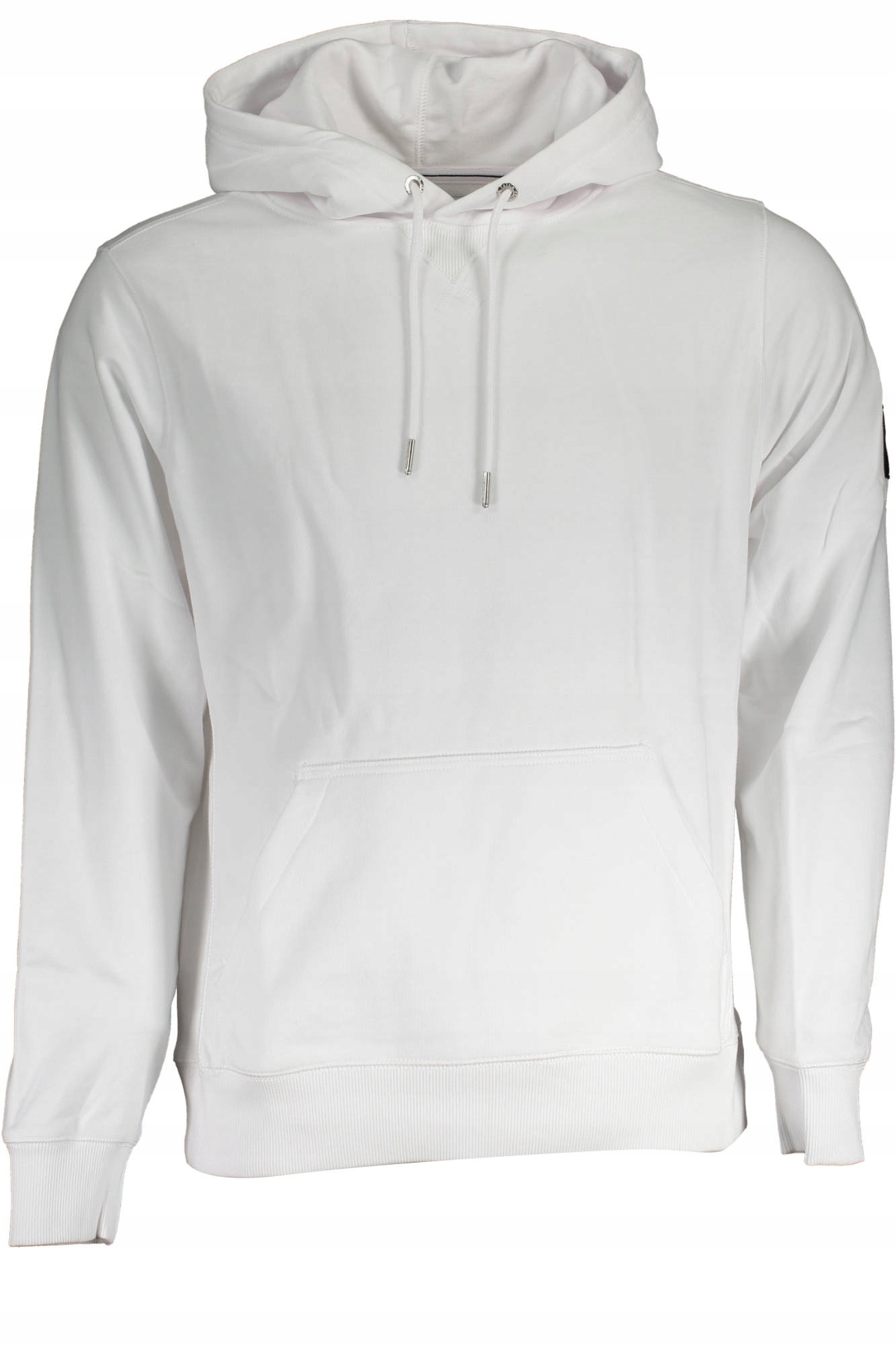 Calvin Klein J30J314036 Pánská mikina s kapucí bílá XL