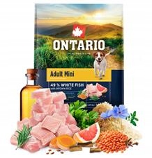 Ontario Adult Mini Fish & Brown Rice Varianta: 6,5kg