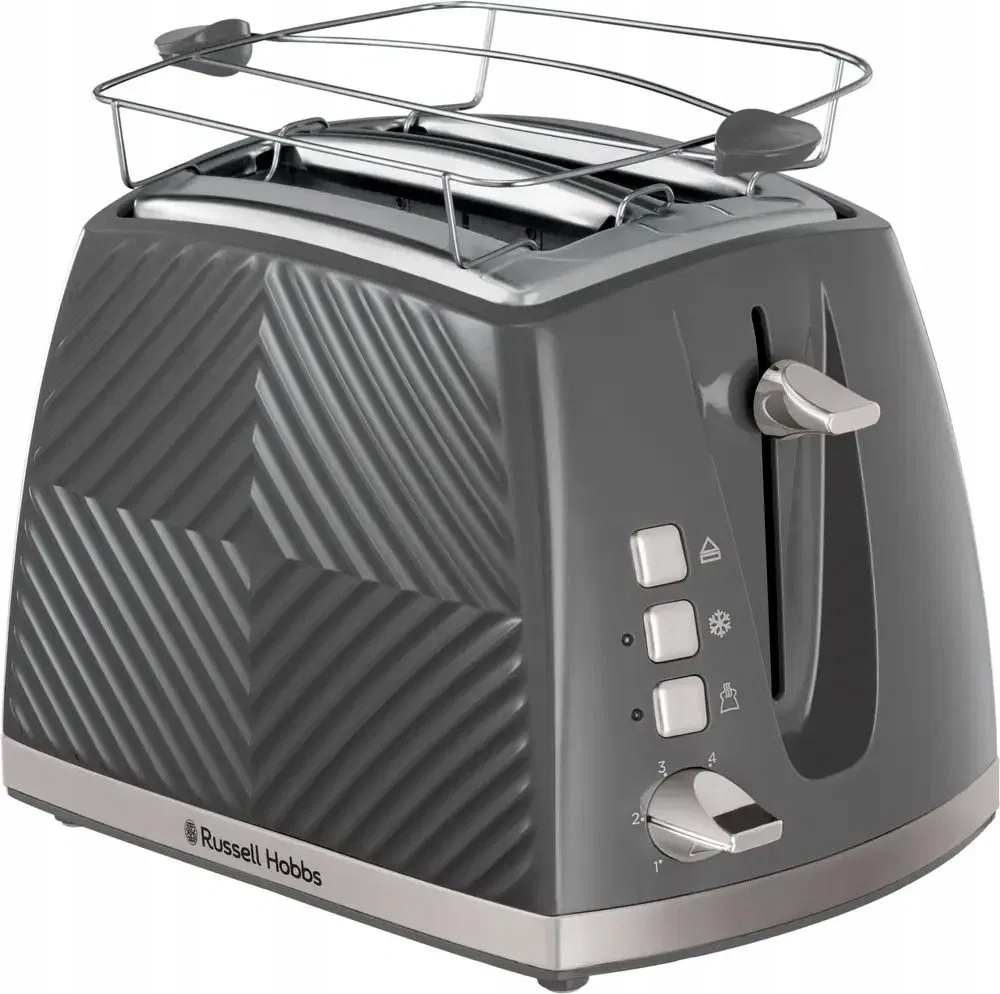 Topinkovač Russell Hobbs 26392-56 Groove 2S Toaster, 850 W, šedý