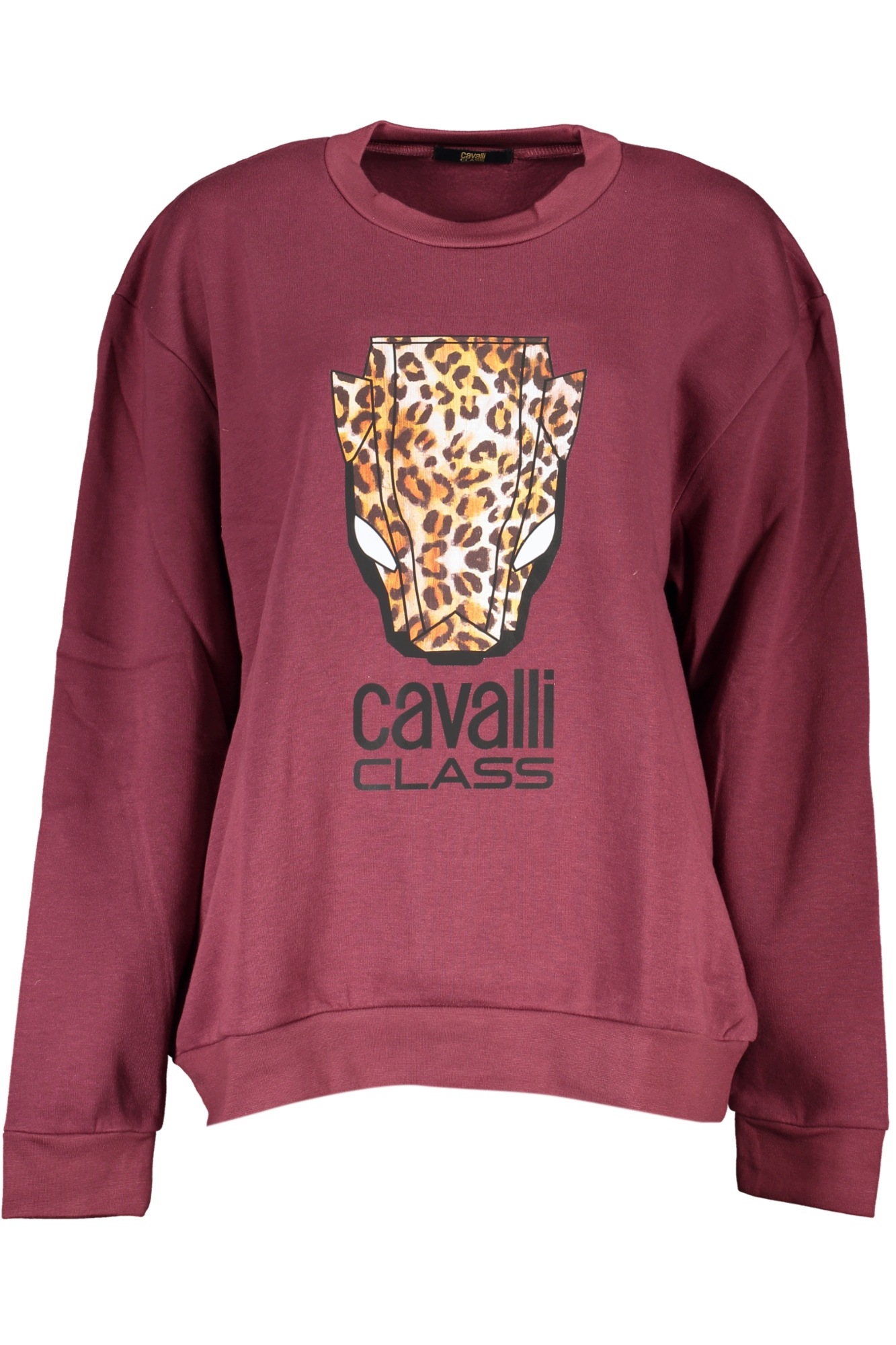 Cavalli Class QXT67YCF062 Dámská mikina vínová S