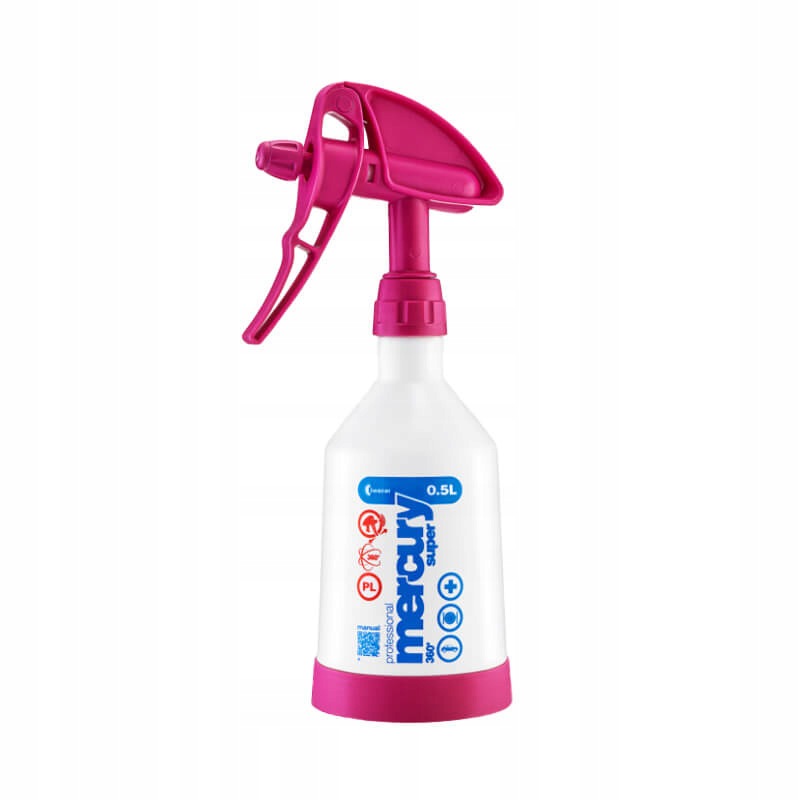 Kwazar Mercury 360 Pink Pro+ 500ml mały profesjonalny opryskiwacz