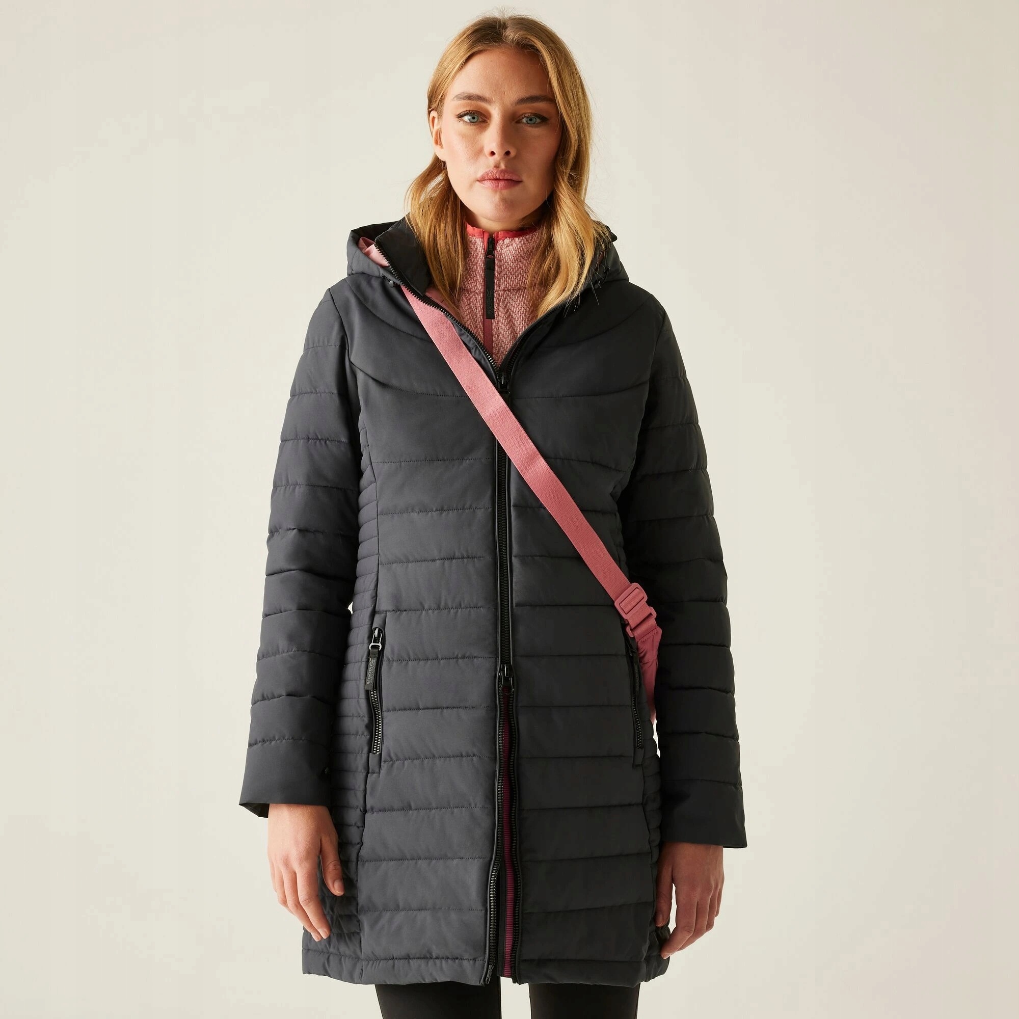 Regatta Dámský plněný kabát Andria RWN394 Grey Velikost: 36