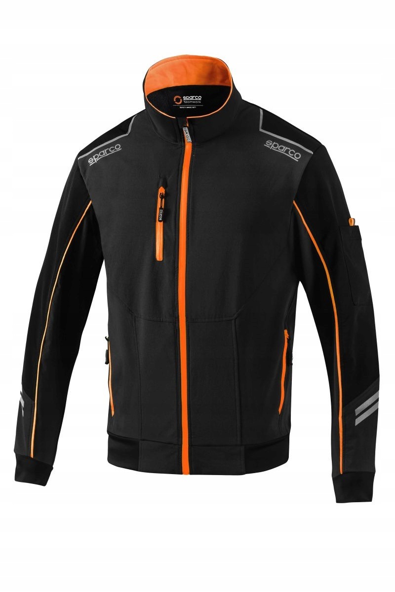 Softshell Sparco Tech (Teamwork) černo-oranžový vel XXL