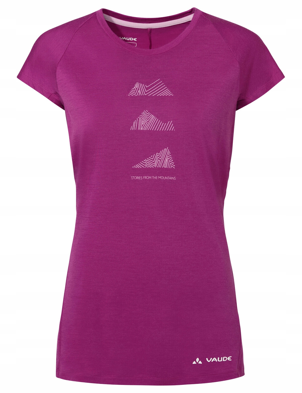 Vaude Wo Tekoa Wool T-shirt velikost 40, 090 pink orchid