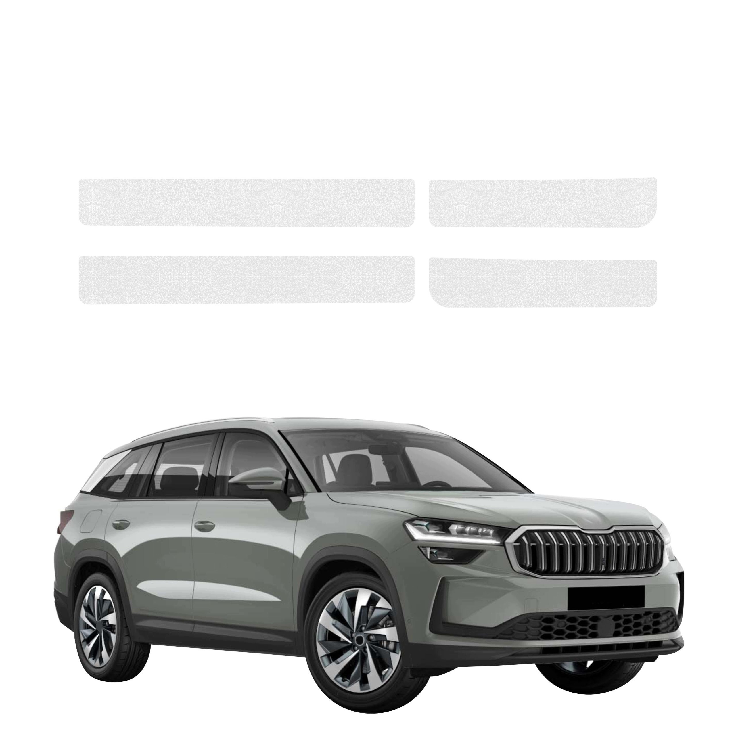4v1 Technická povrchová úprava prahů pro Kodiaq 2 (2024-2026) Bezbarvá