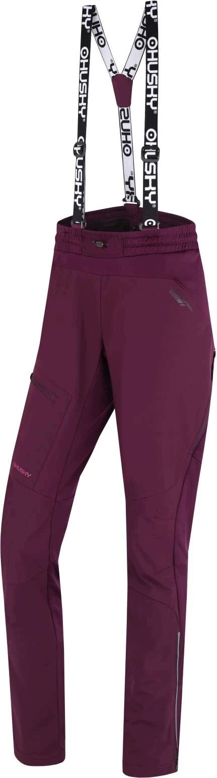 Husky Dámské outdoor kalhoty Kixees L deep magenta Velikost: S