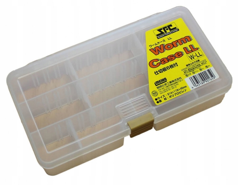 Pudełko Meiho Worm Case LL (21,4x11,8x4,5cm)