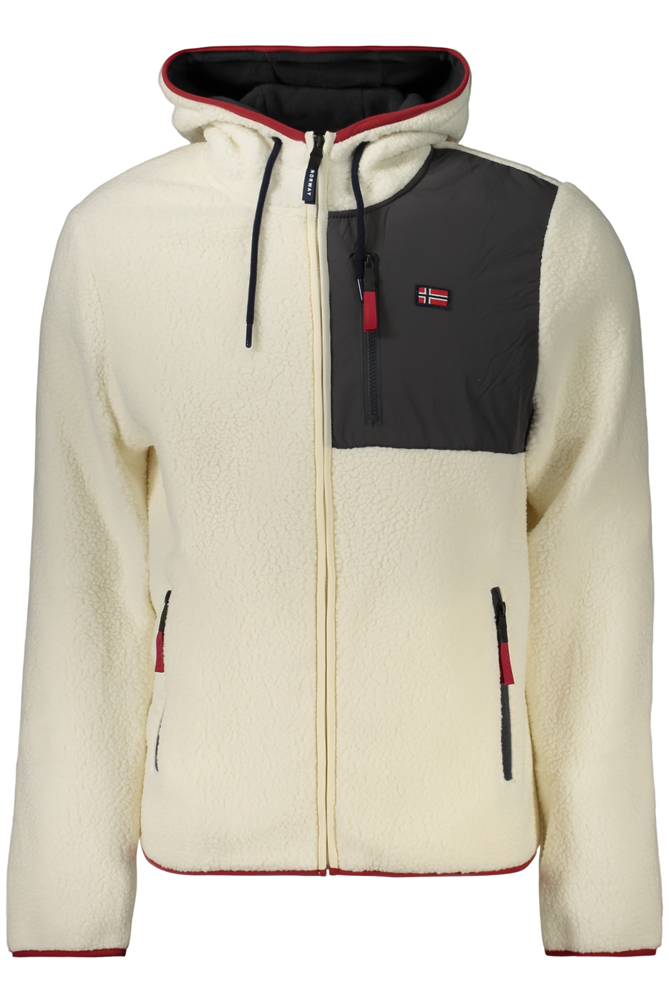 Norway 1963 869509 Pánská mikina s kapucí bílá 2XL