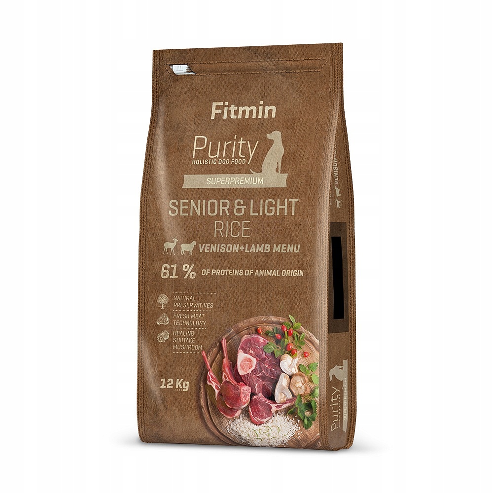 Levně Fitmin dog Purity Rice Senior&Light Venison&Lamb 12kg