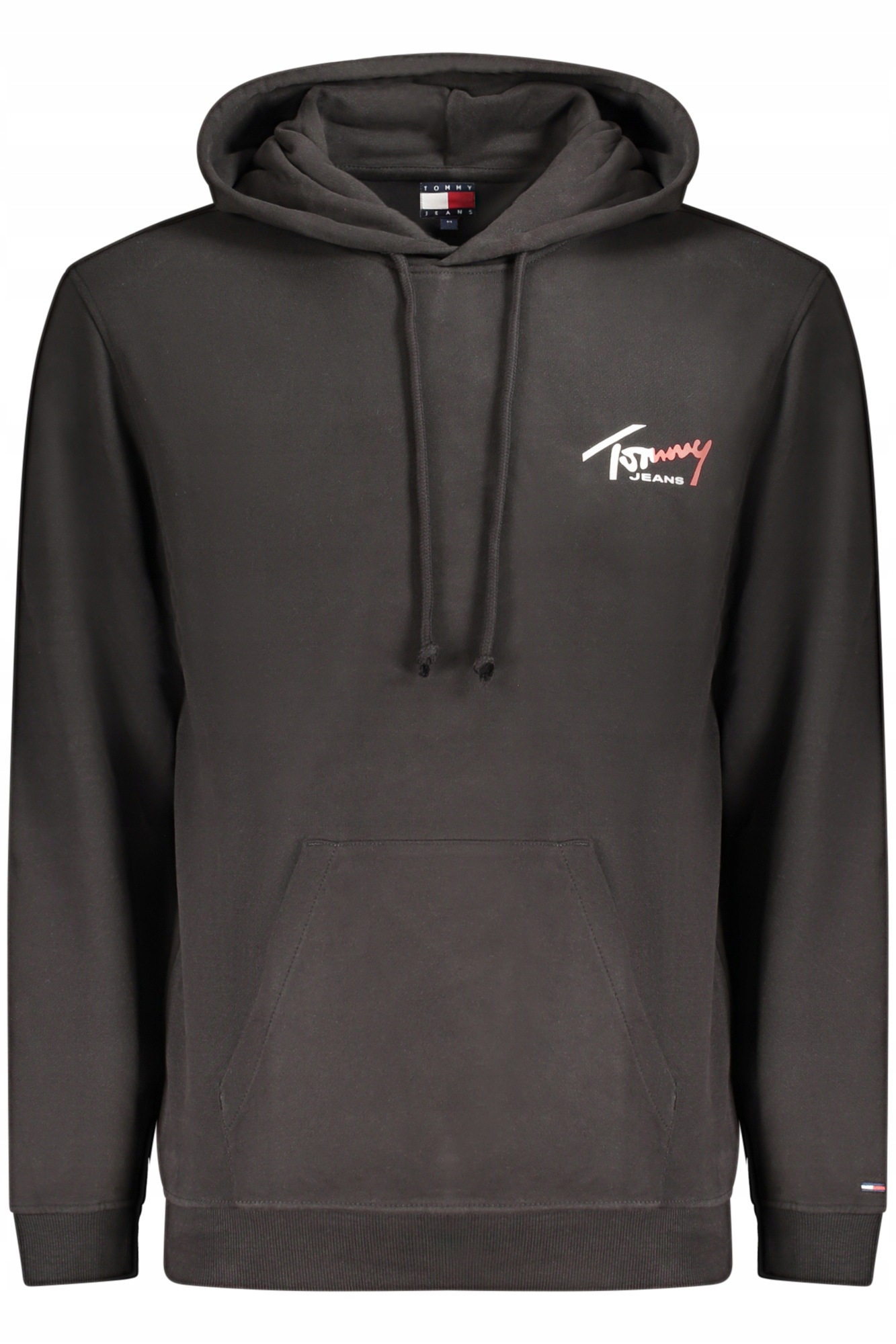 Tommy Jeans DM0DM22680 Pánská mikina s kapucí černá M