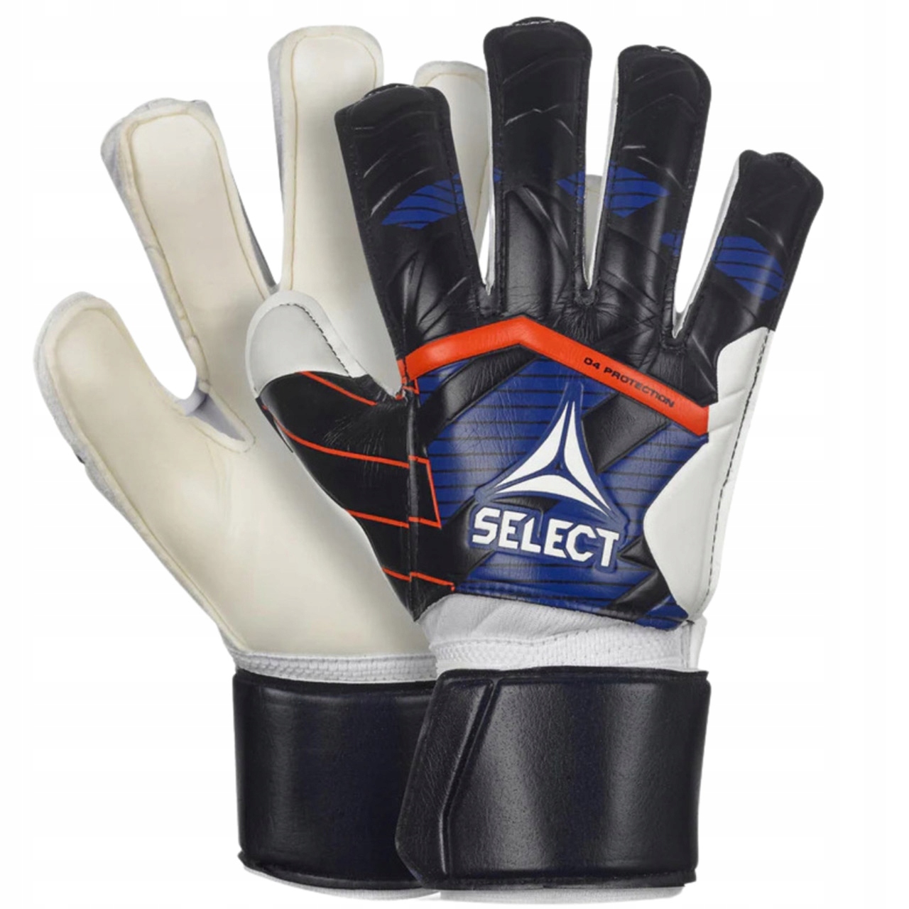 Rękawice Bramkarskie Select 04 Protection Flat Cut V24 Piłkarskie roz. 3