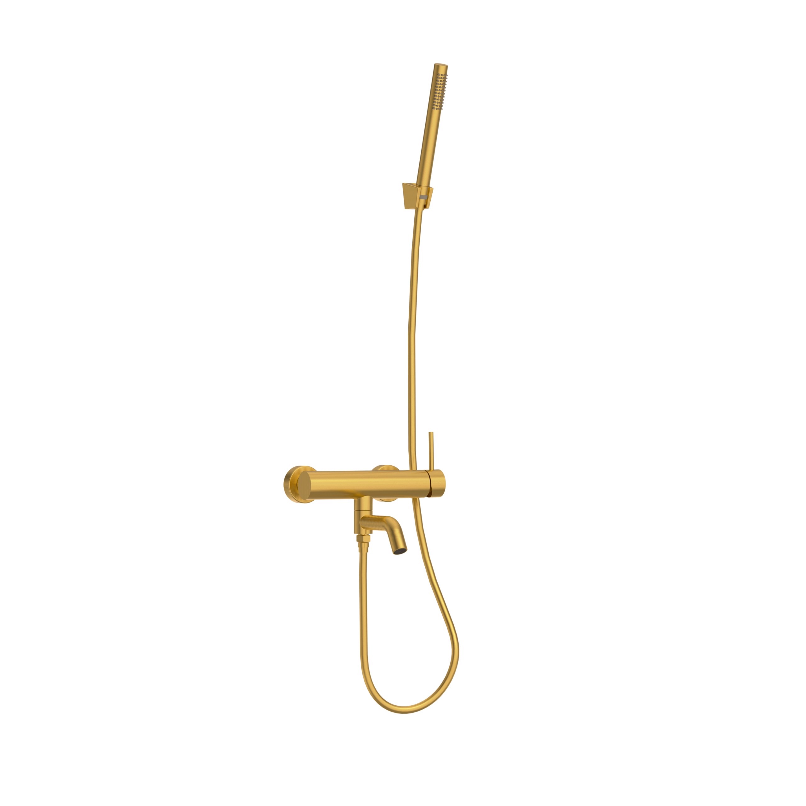 Vanová baterie Balneo Cascade 1 Gold se sprchovou hadice 150 cm
