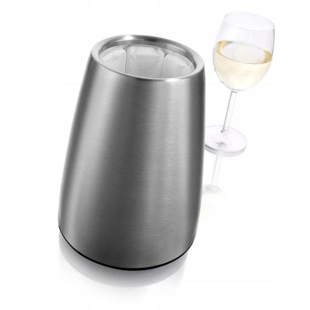 Aktivní ochlazovač vína Elegant – ocelový – Vacu Vin