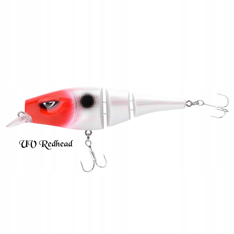 Spro PikeFighter Trzyczęściowy 11cm Uv Redhead