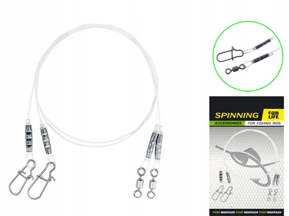 Fluorokarbonowy przypon 0,50mm 11kg (2 szt.) 25cm