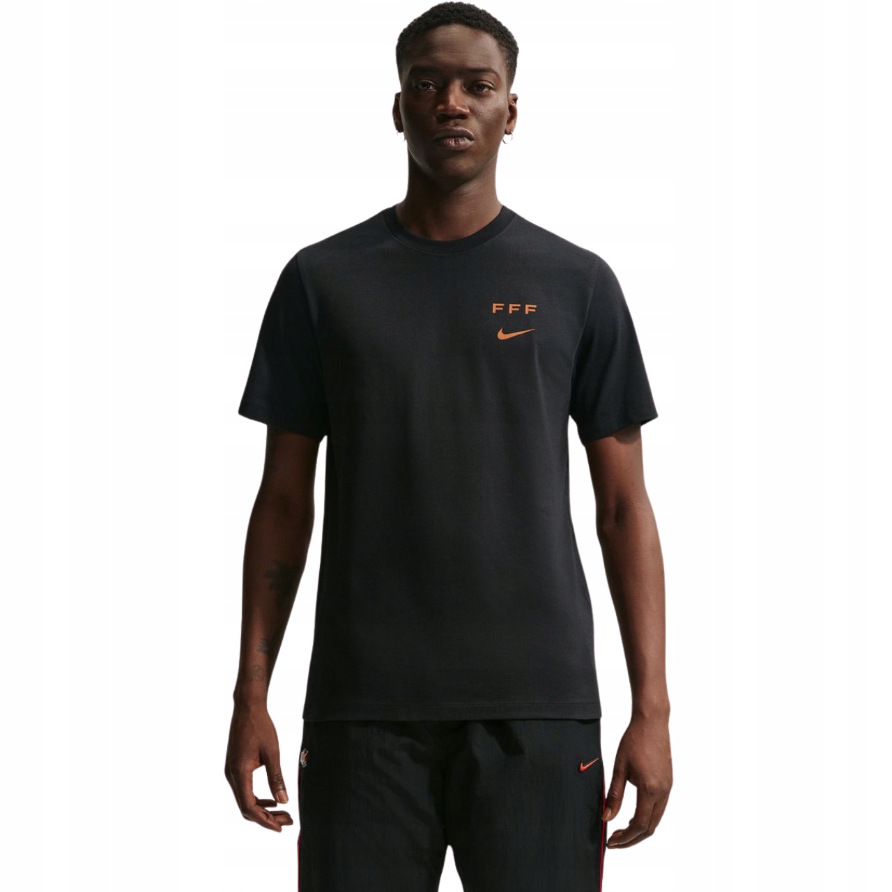 Tričko Pánské Nike Francie Fff Reprezentace Černá Fanoušek vel S