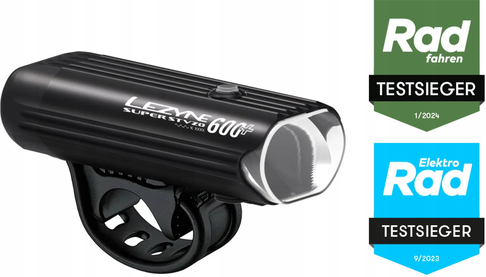 Lezyne Stvzo 600+ bílé světlo černé, Y17