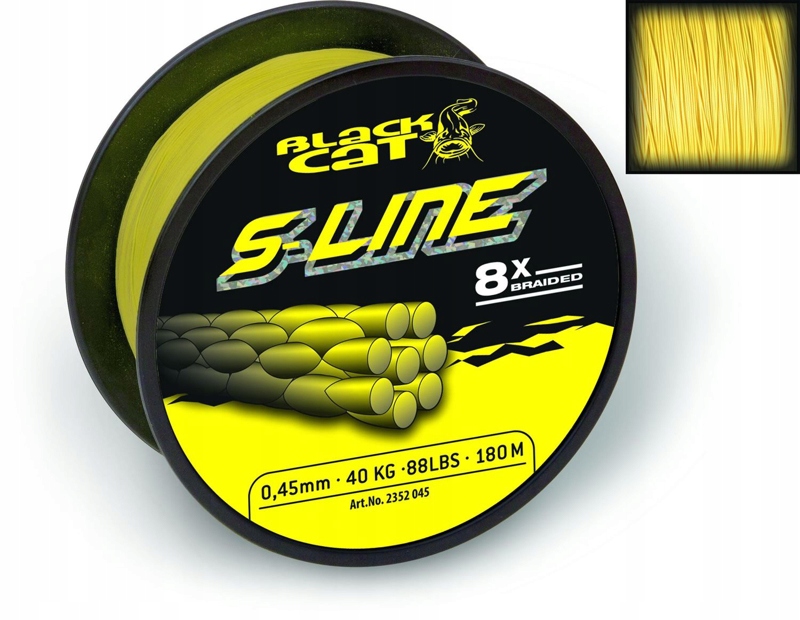 Sznurek Black Cat S-Line, 300m 0.55mm 70kg