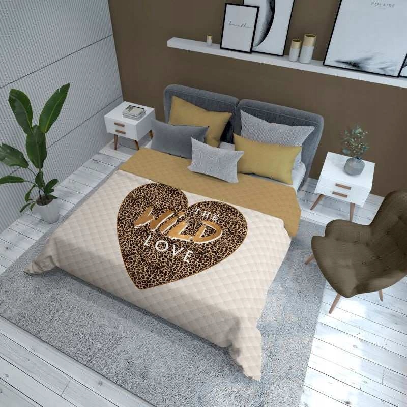 Detexpol Přehoz na postel Wild Love Polyester, 170/210 cm (DL-558481)