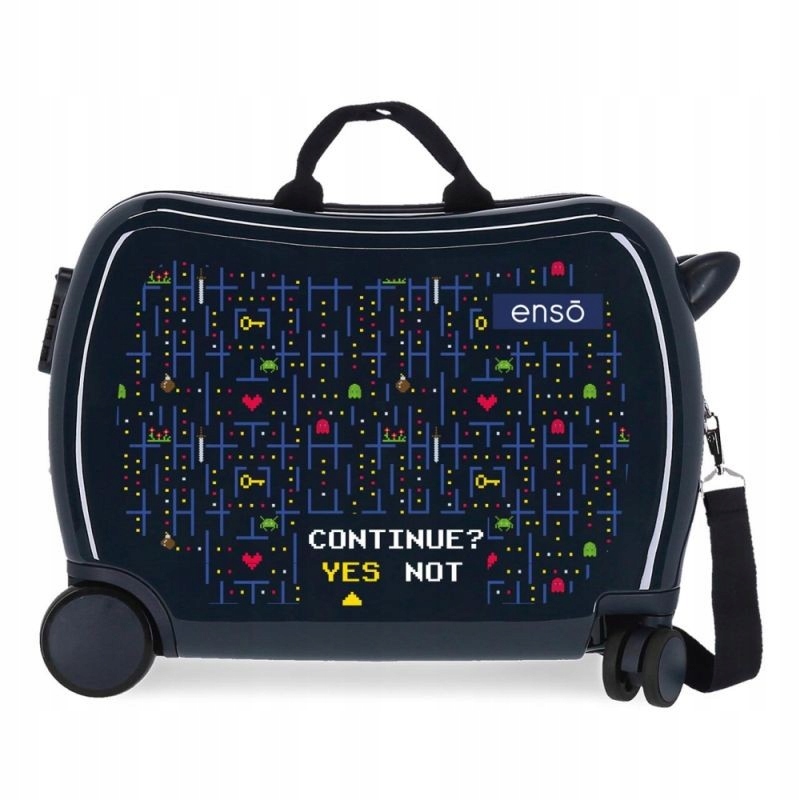 Dětský kufřík Enso Gamer Navy Maxi Abs plast, 50x38x20 cm, (JB-9329822)