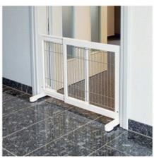 Posuvná bariéra pro psy 65-108 x 61 x 31 bílá Varianta: 1 ks