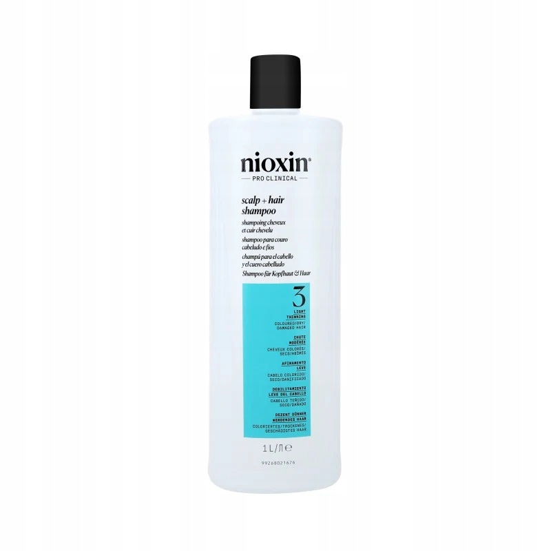 Nioxin Pro Clinical 3 šampon pro barvené vlasy 1000 ml